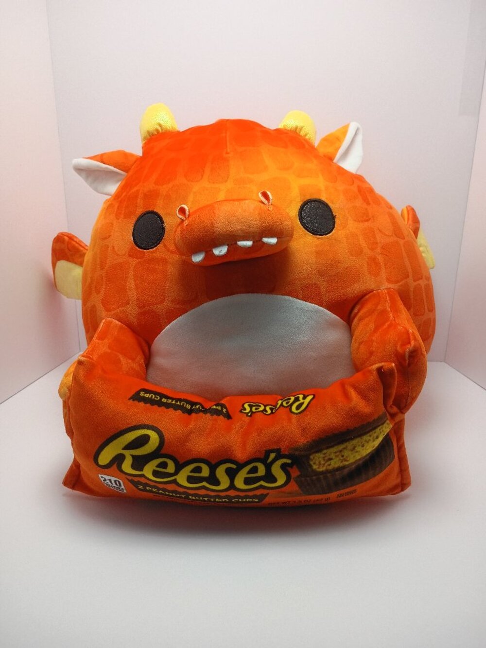 Zuru Snackles 14in Felix The Dragon Orange Plush Reese Ultra Soft Animal